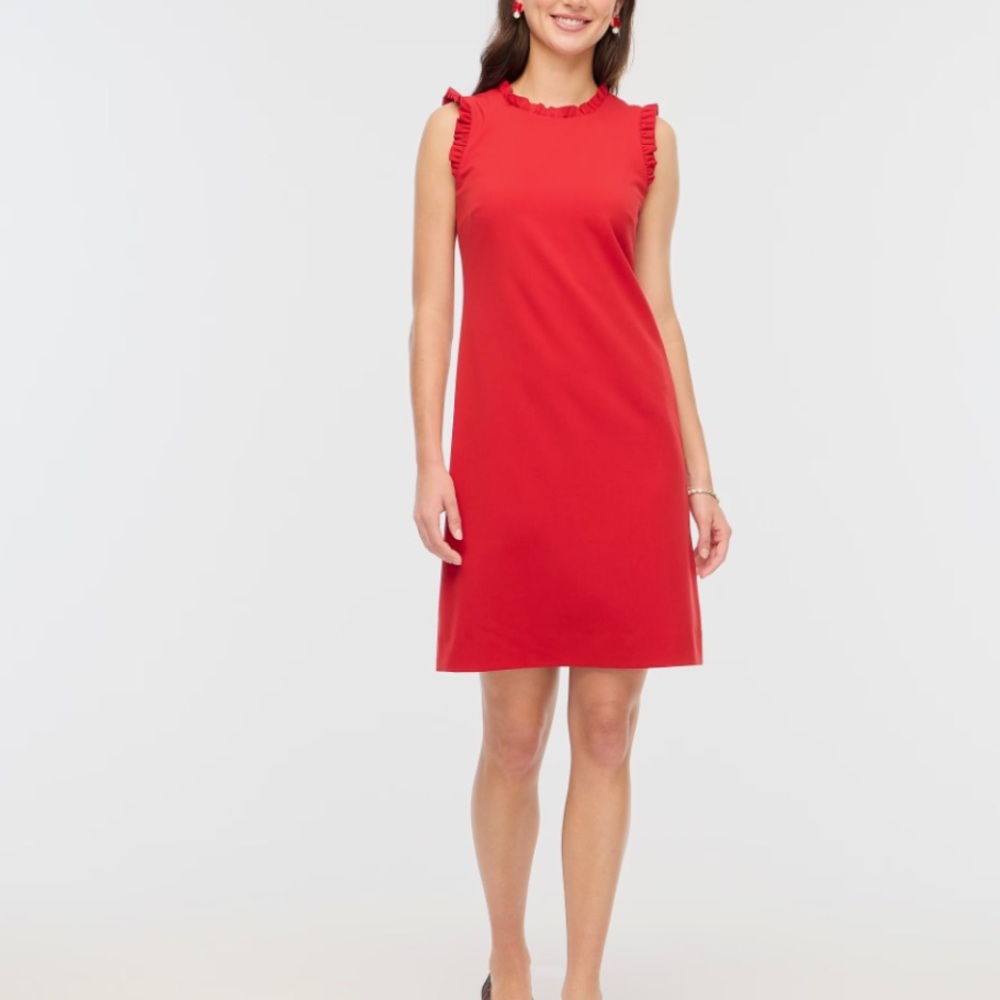 Ann Taylor Factory Vibrant Red Dress